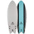Catch Surf Heritage 5'6" Retro Fish Twin Fin Surfboard Light Blue