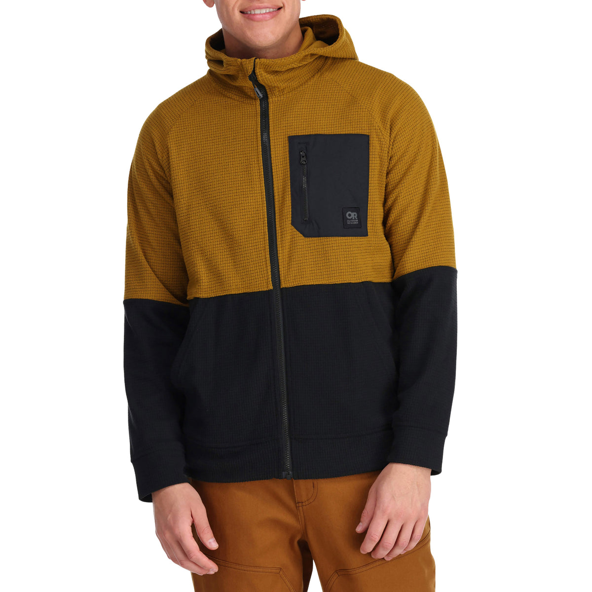 Outdoor Research Trail Mix Hoodie - Men's Tapenade/Black