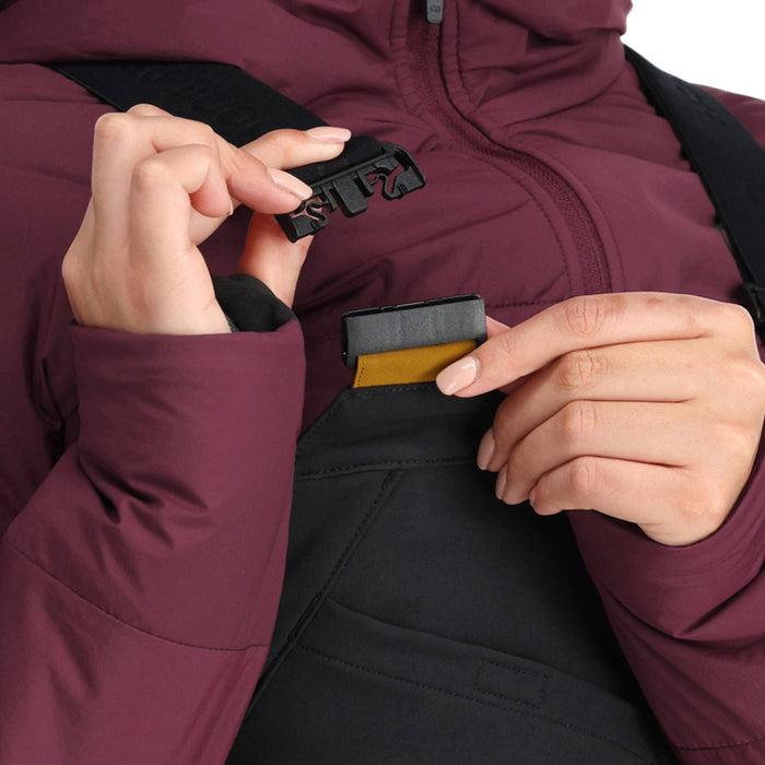 Outdoor Research Kulshan Storm Bibs - Women's Tapenade.Black