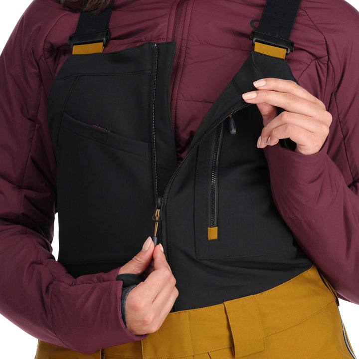 Outdoor Research Kulshan Storm Bibs - Women's Tapenade.Black