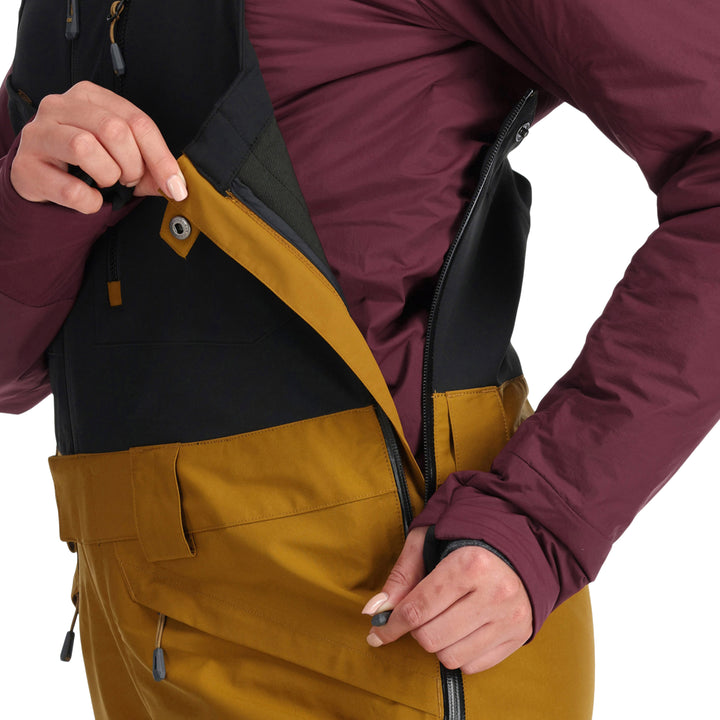 Outdoor Research Kulshan Storm Bibs - Women's Tapenade.Black