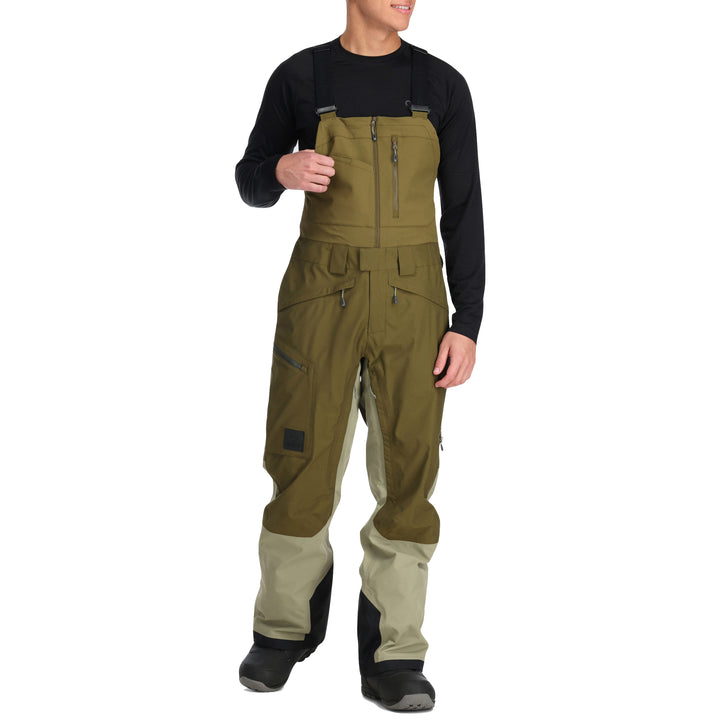 Outdoor Research Mt Baker Storm Bibs - Men's Loden/Flint