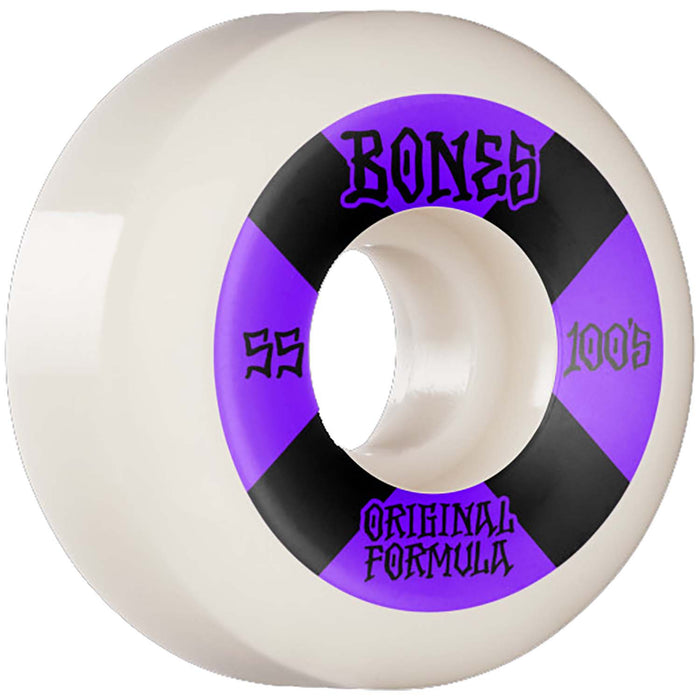 Bones 100s #4 OG V5 Sidecuts 100A Skateboard Wheels