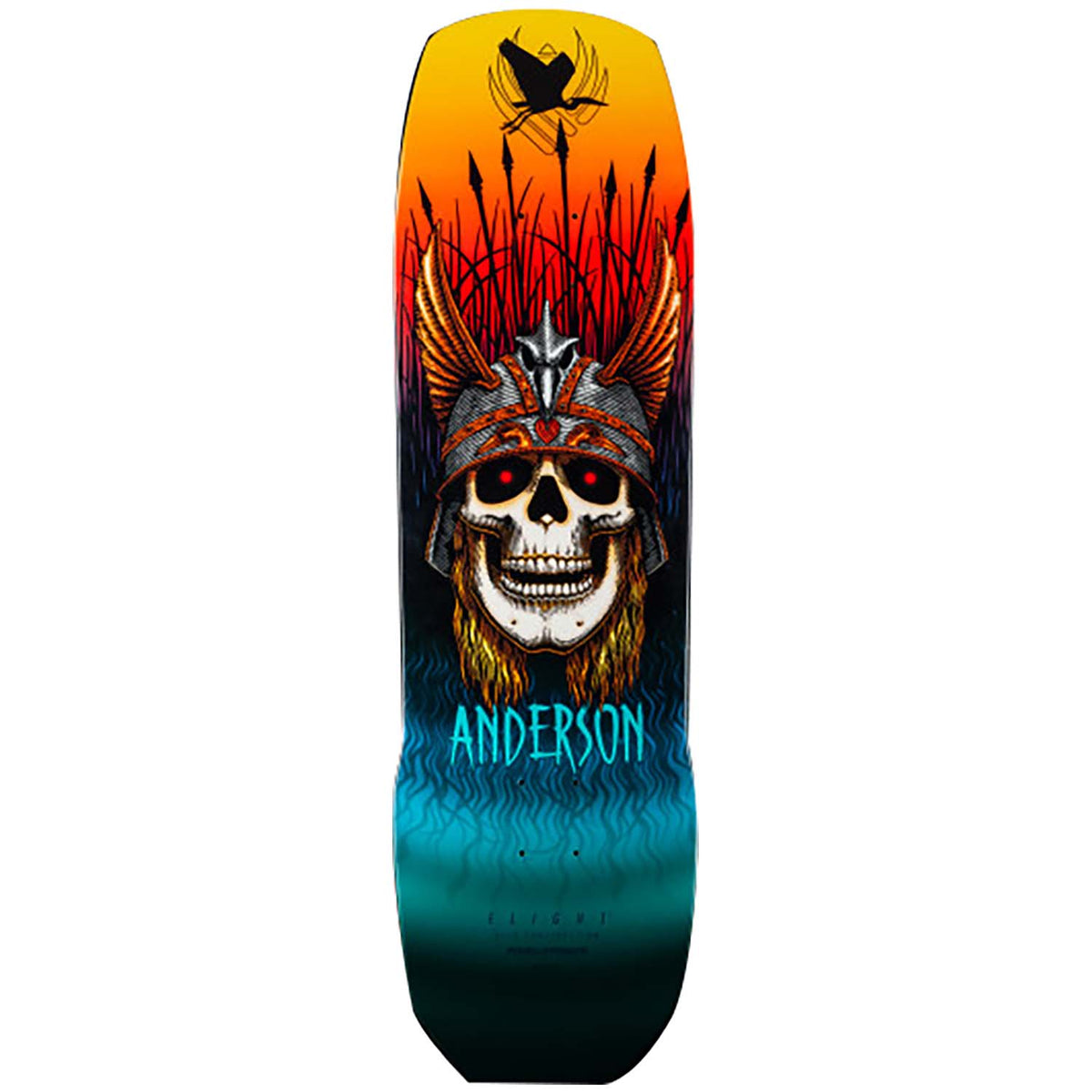 Powell Peralta Andy Anderson Heron Skull Flight 9.13 Skateboard Deck
