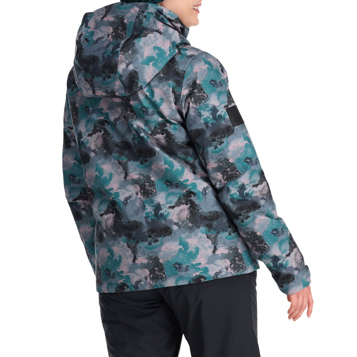Outdoor Research Snowcrew Reveler Jacket - Women's Nimbus Watercolor