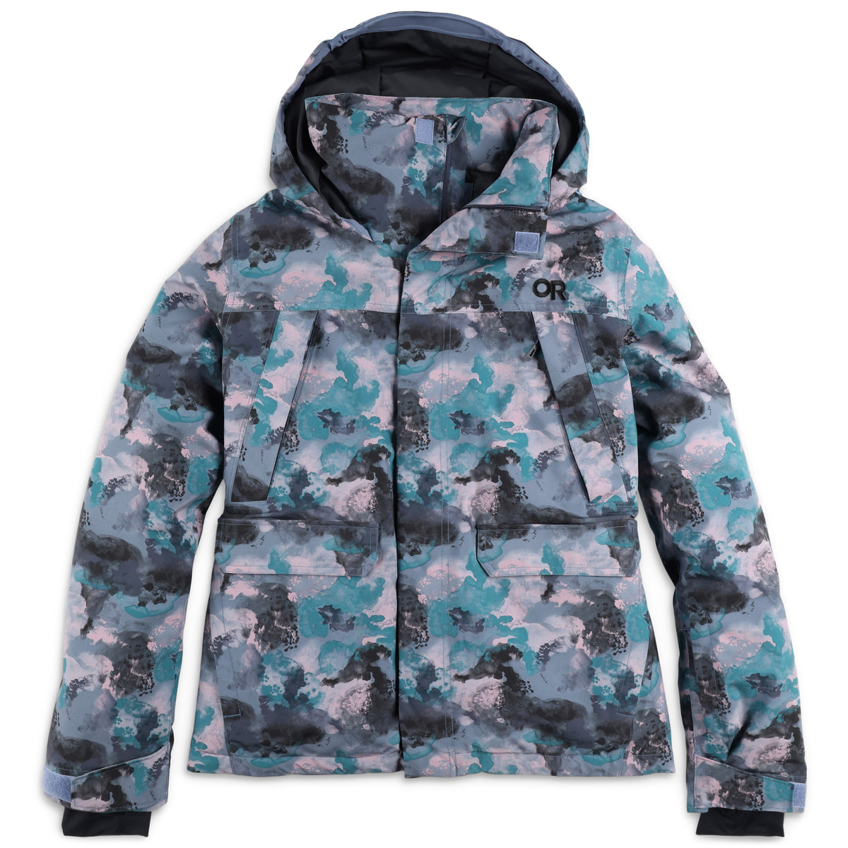 Outdoor Research Snowcrew Reveler Jacket - Women's Nimbus Watercolor