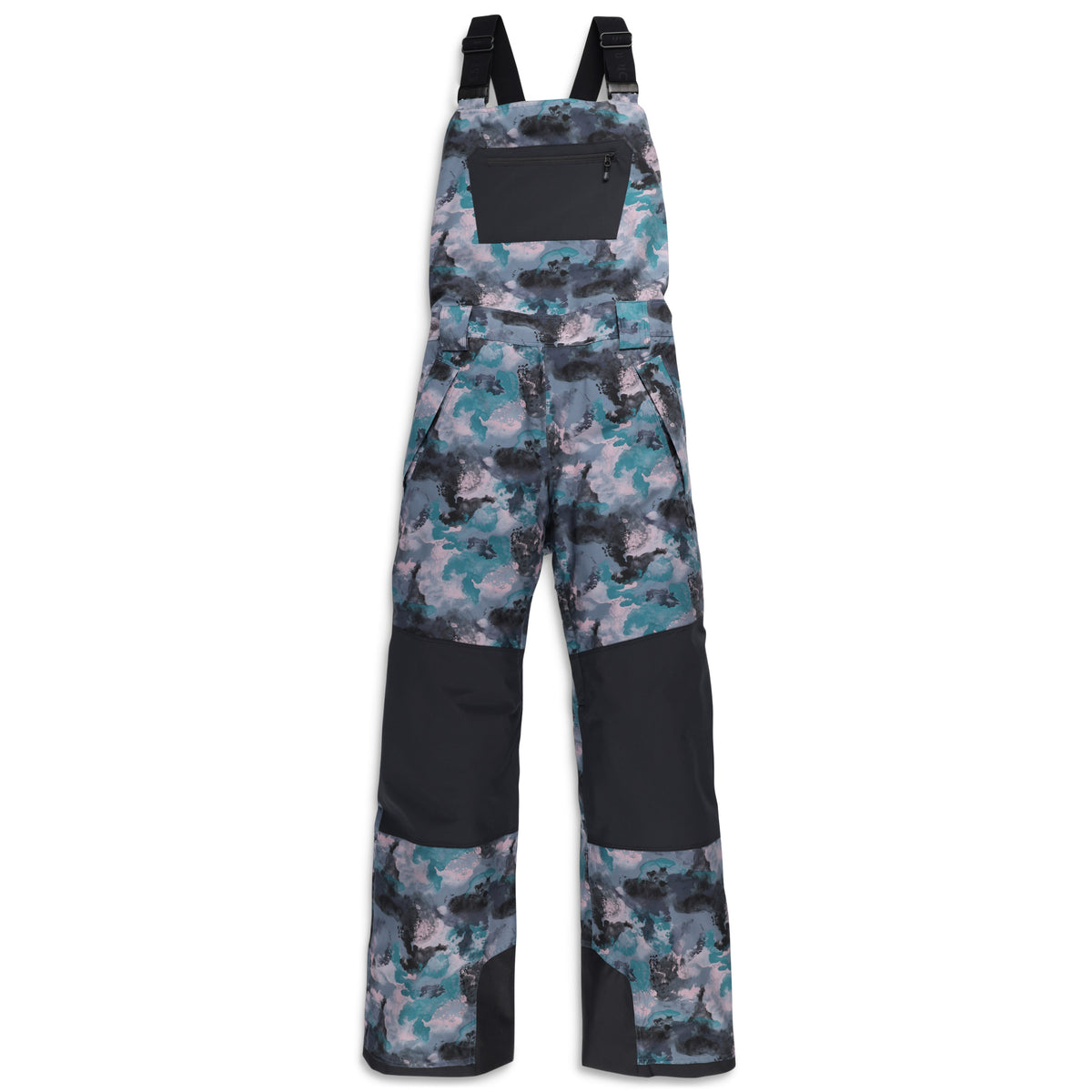 Outdoor Research Snowcrew Bib - Women's Nimbus Watercolor/Black