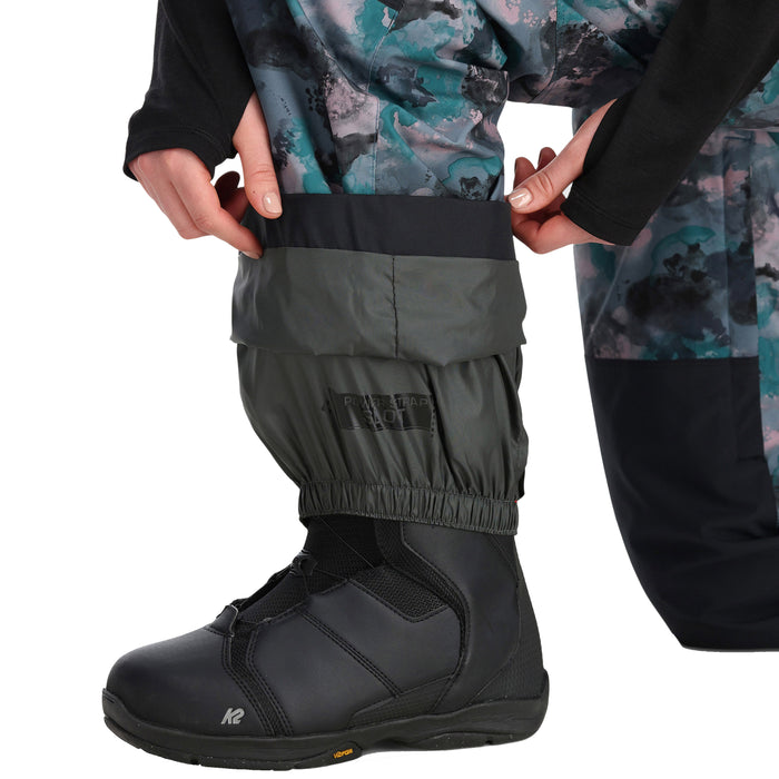 Outdoor Research Snowcrew Bib - Women's Nimbus Watercolor/Black