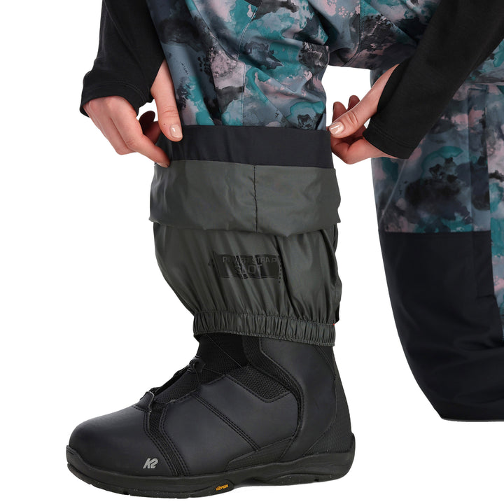 Outdoor Research Snowcrew Bib - Women's Nimbus Watercolor/Black