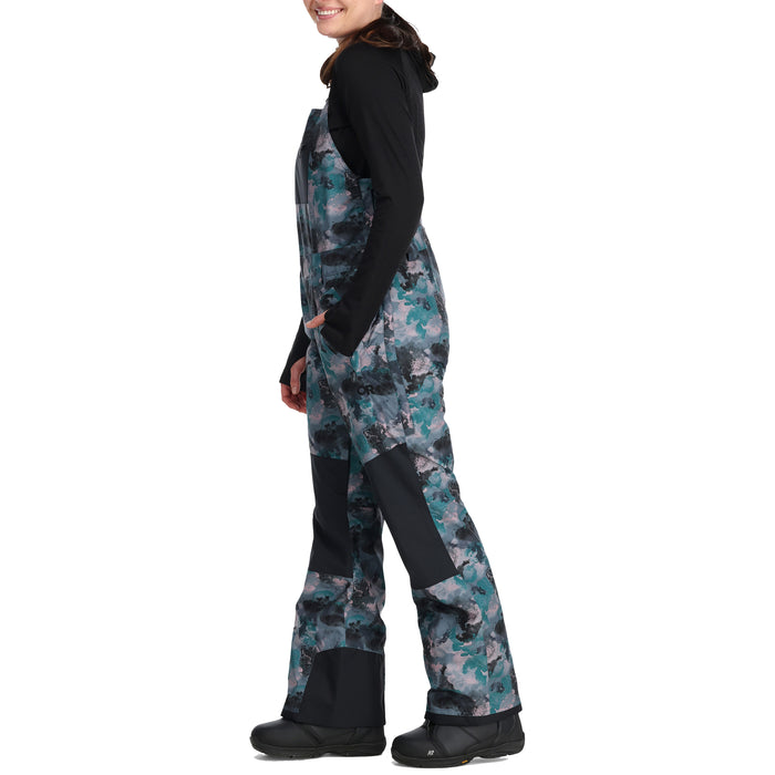 Outdoor Research Snowcrew Bib - Women's Nimbus Watercolor/Black