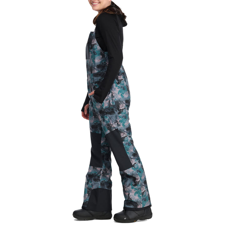 Outdoor Research Snowcrew Bib - Women's Nimbus Watercolor/Black