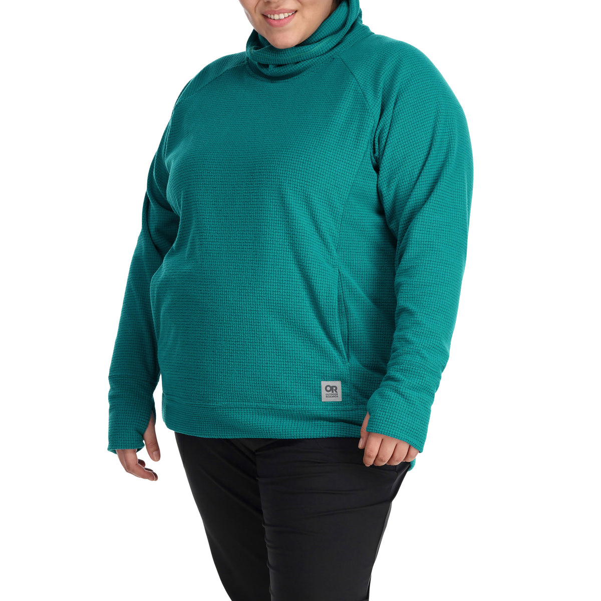 Outdoor Research Trail Mix Cowl Plus Pullover - Women's Deep Lake