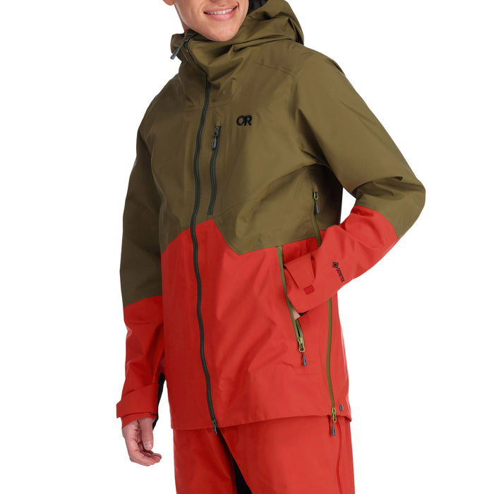 Outdoor Research Hemispheres II Jacket - Men's Loden/Cranberry
