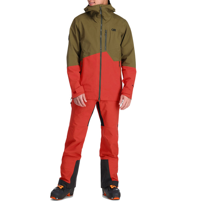 Outdoor Research Hemispheres II Jacket - Men's Loden/Cranberry
