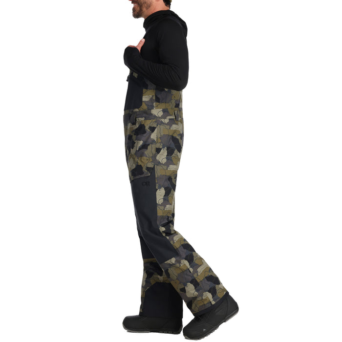 Outdoor Research Snowcrew Bib Pants - Men's Loden Camo/Black