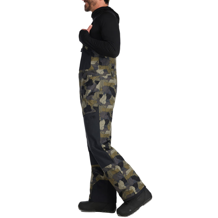 Outdoor Research Snowcrew Bib Pants - Men's Loden Camo/Black
