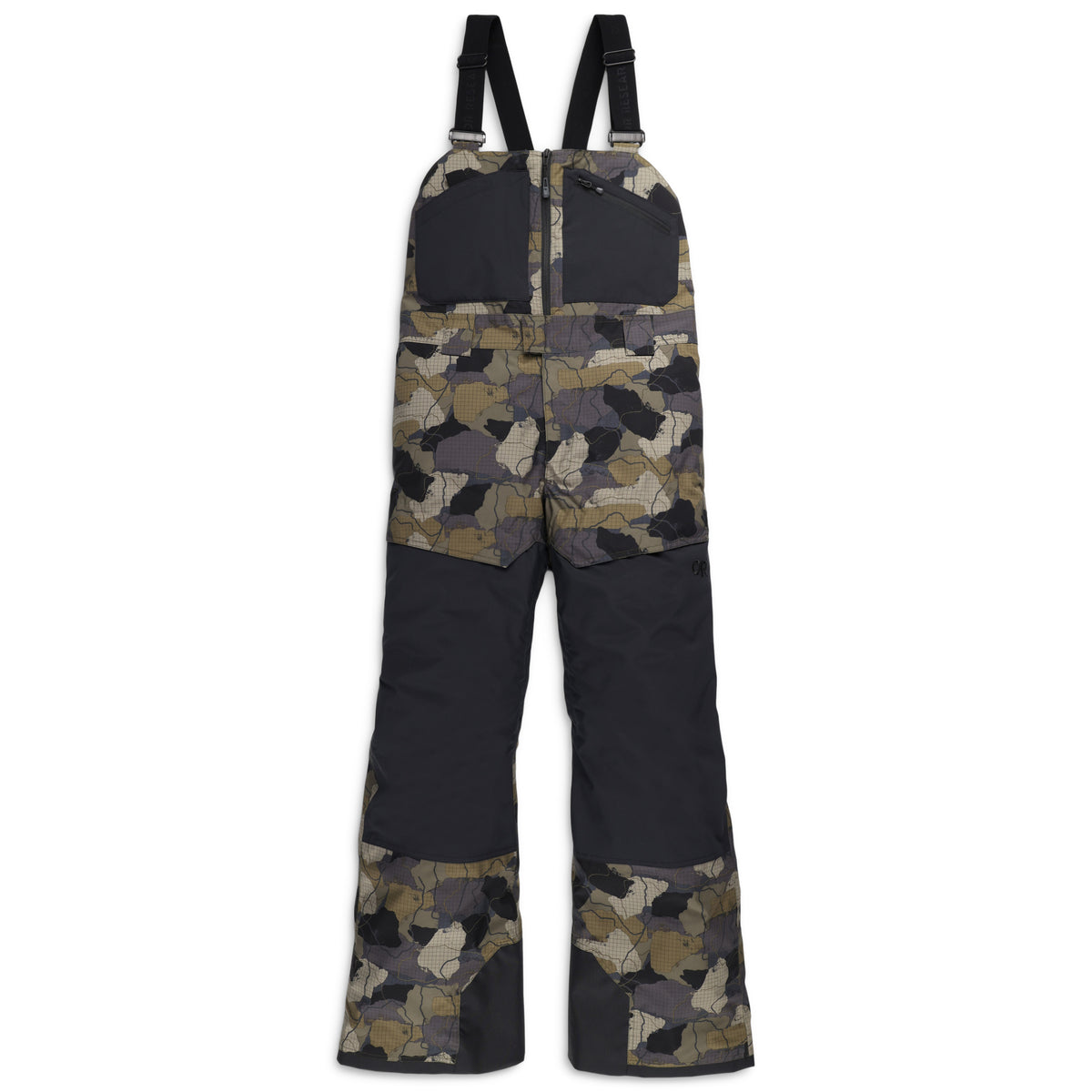 Outdoor Research Snowcrew Bib Pants - Men's Loden Camo/Black