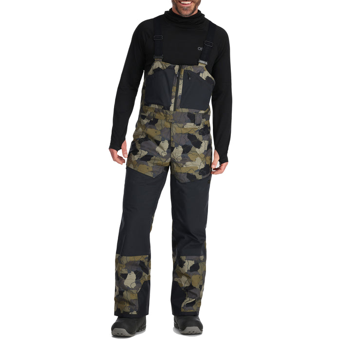 Outdoor Research Snowcrew Bib Pants - Men's Loden Camo/Black