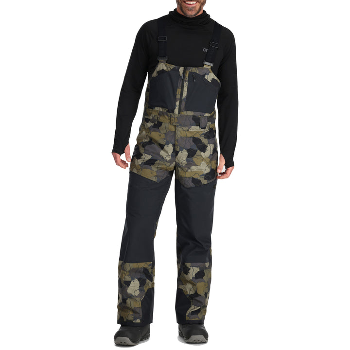 Outdoor Research Snowcrew Bib Pants - Men's Loden Camo/Black