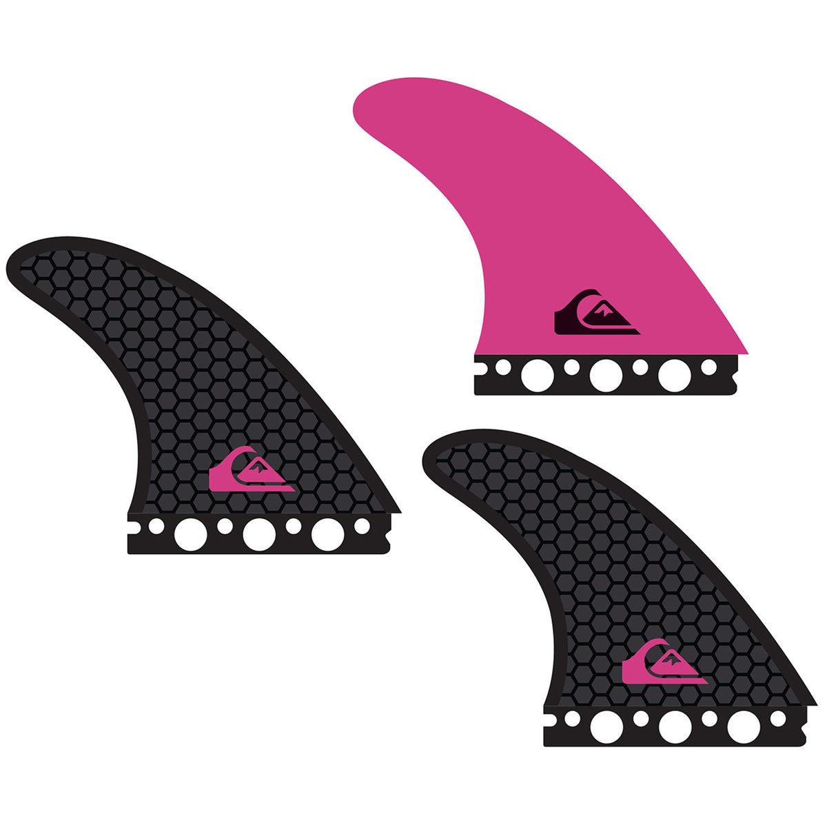 Quiksilver Tech Pro Hex (Futures) Surfboard Fins Multi