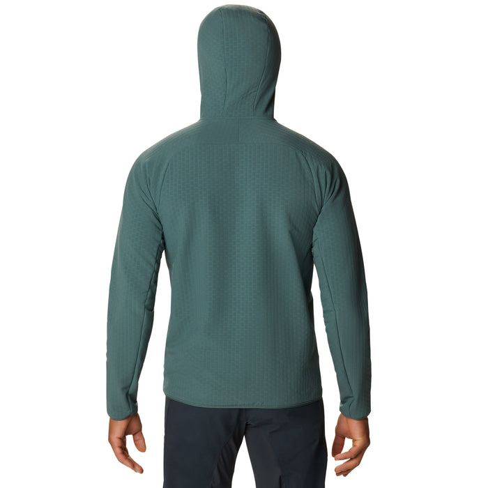 Mountain Hardwear Keele Grid Hoodie - Men's Black Spruce