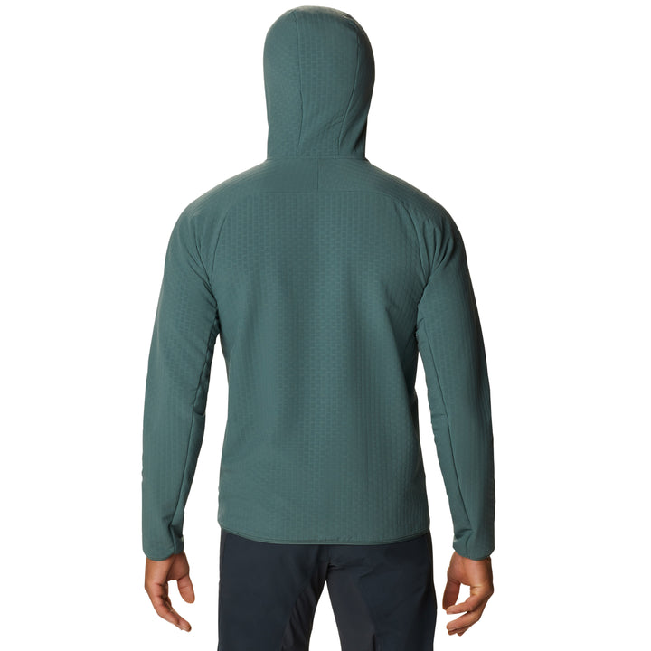 Mountain Hardwear Keele Grid Hoodie - Men's Black Spruce