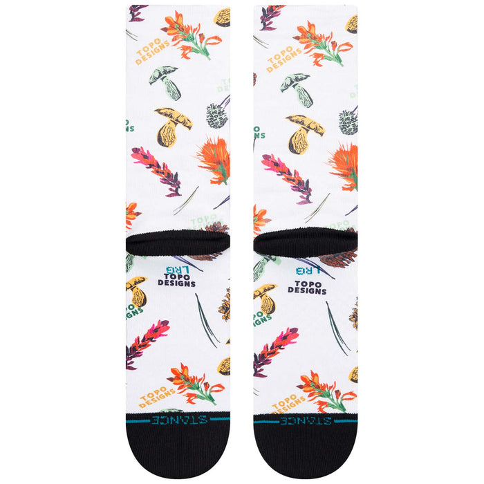 Stance Topo Designs Crew Socks Canvas