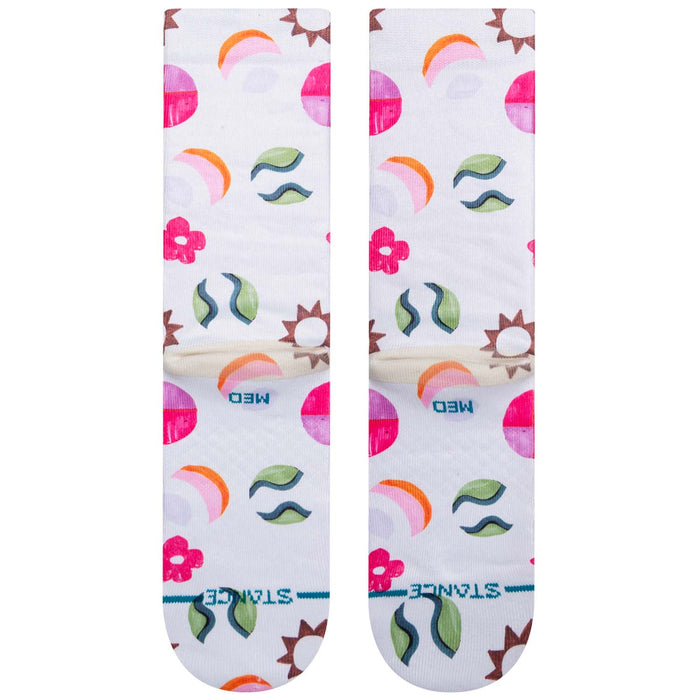 Stance Jazzy Crew Socks - Women's Off White