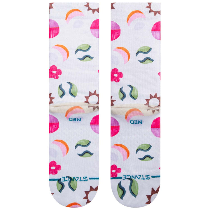 Stance Jazzy Crew Socks - Women's Off White