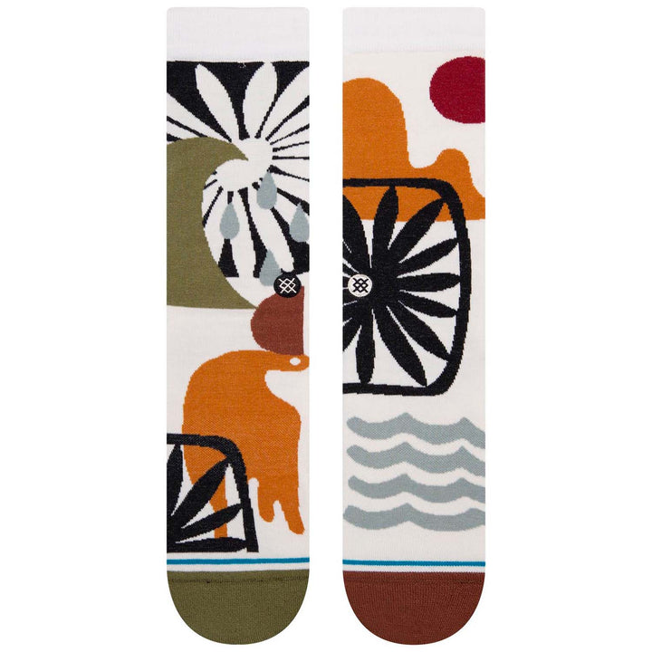 Stance Land and Sea Socks Off White