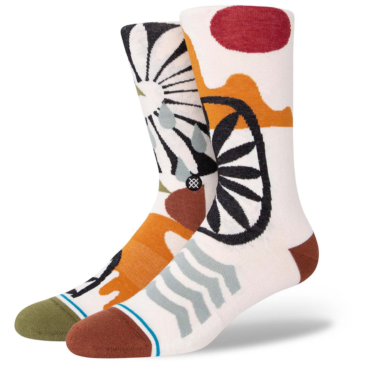 Stance Land and Sea Socks Off White