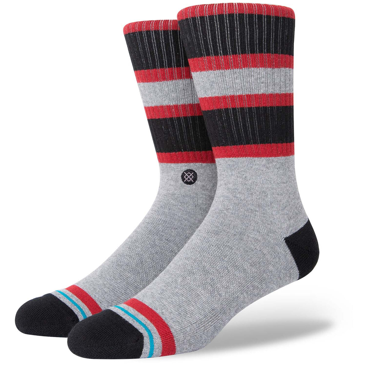 Stance Que Crew Socks Heather Grey