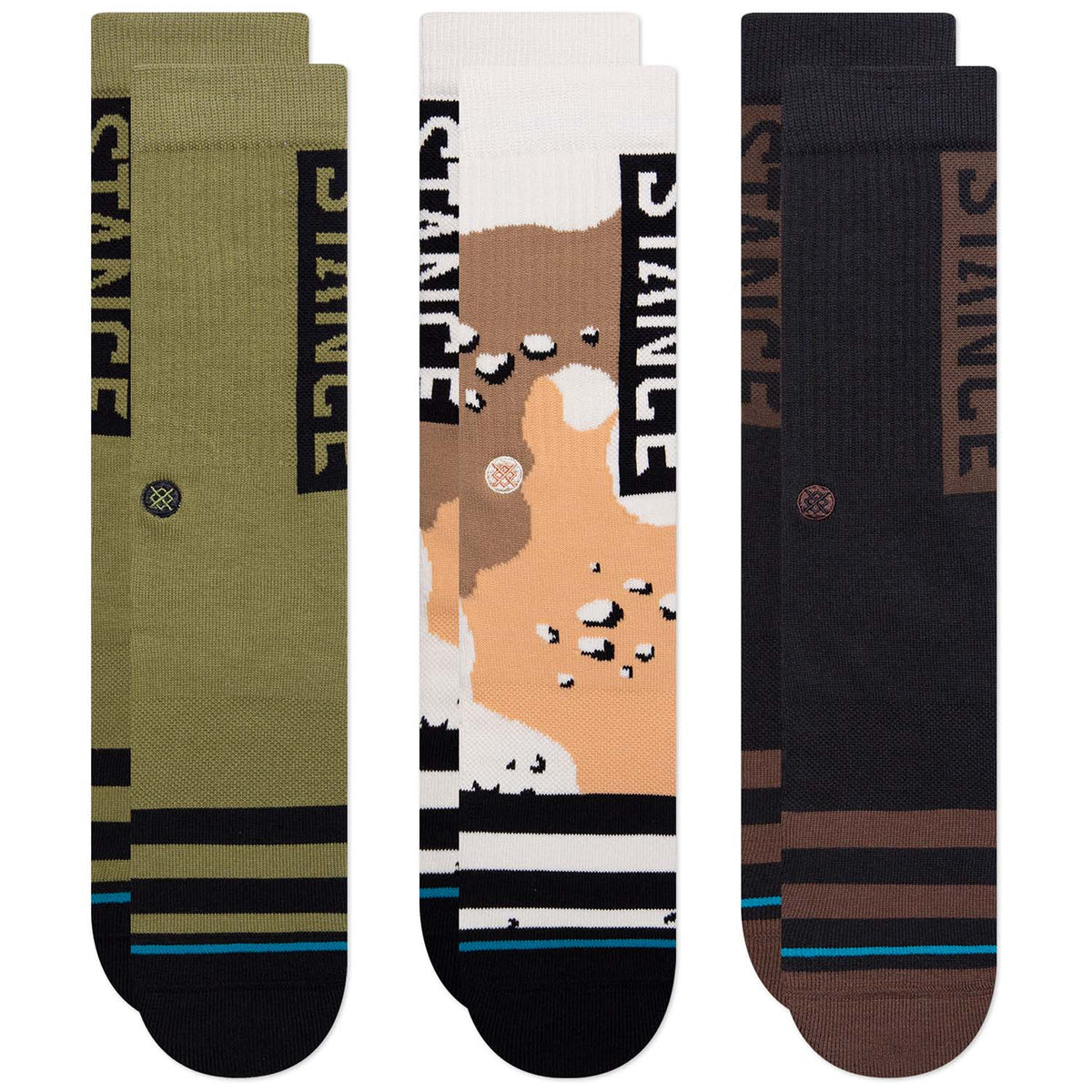 Stance The OG 3-Pack Socks Black