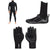 Quiksilver 5/4/3 Everyday Sessions Chest Zip Hooded Wetsuit + 5mm Everyday Sessions Round Toe Wetsuit Boots + 3mm Marathon Sessions 5 Finger Wetsuit Gloves