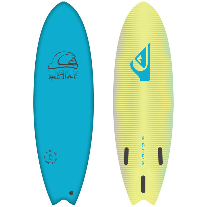 Quiksilver Tech Soft Bat Surfboard Blue