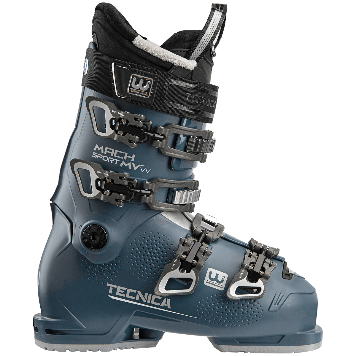 Tecnica Mach Sport MV 75 W Ski Boots - Women's 2022 Dark Avio
