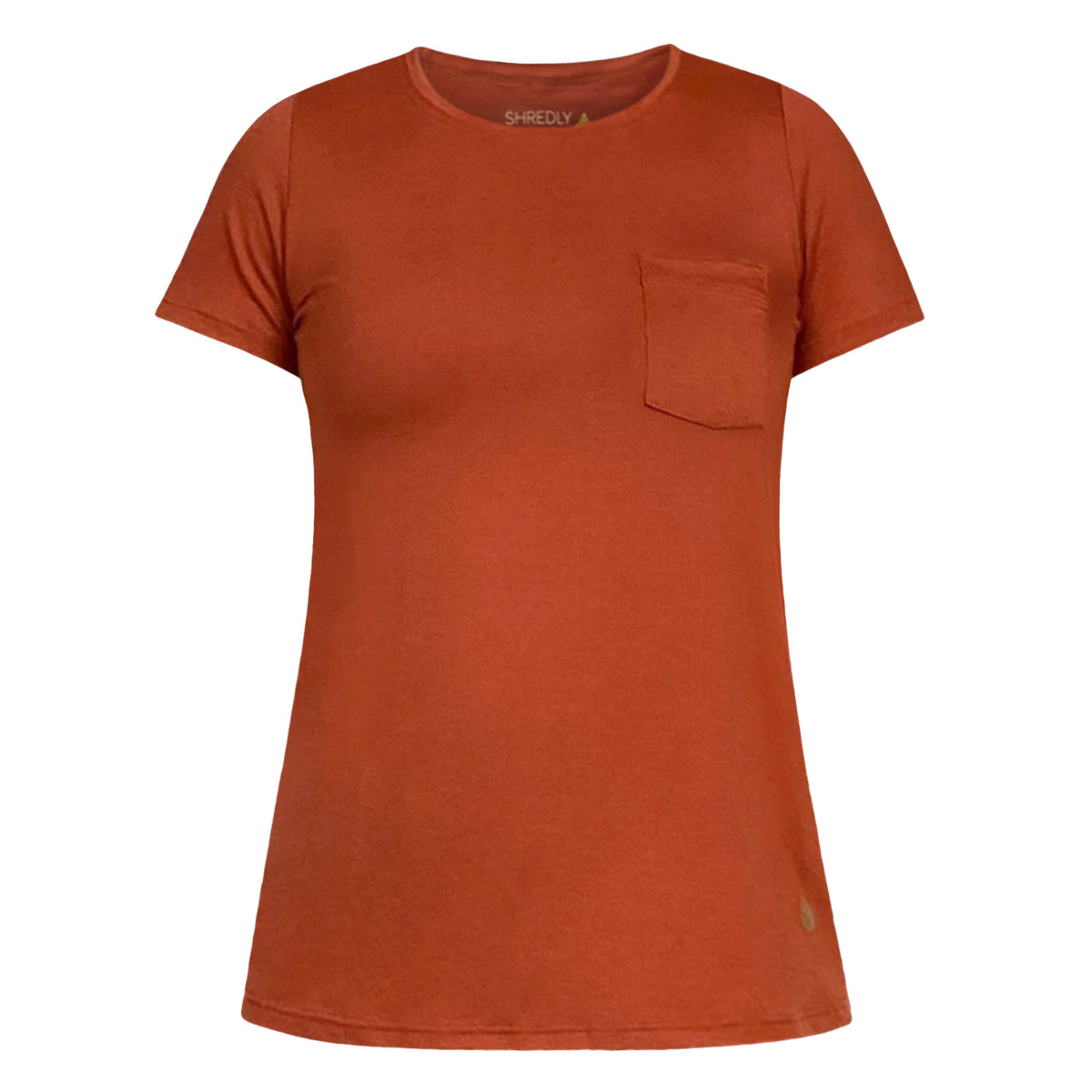 Shredly Pocket Tee - Women's Terracotta