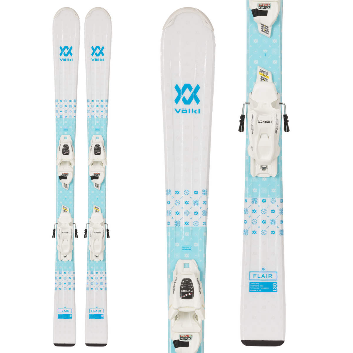 Völkl Flair Jr Skis + vMotion 4.5 GW Bindings - Kids' 2023
