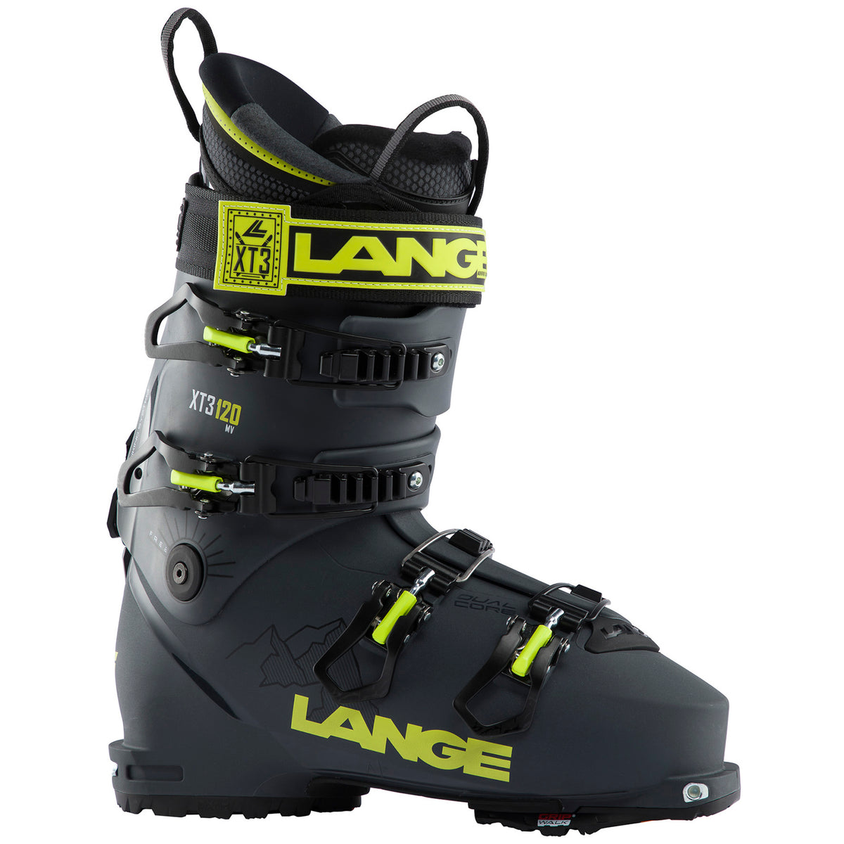 Lange XT3 Free 120 LV GW Alpine Touring Ski Boots 2024 Pewter Grey