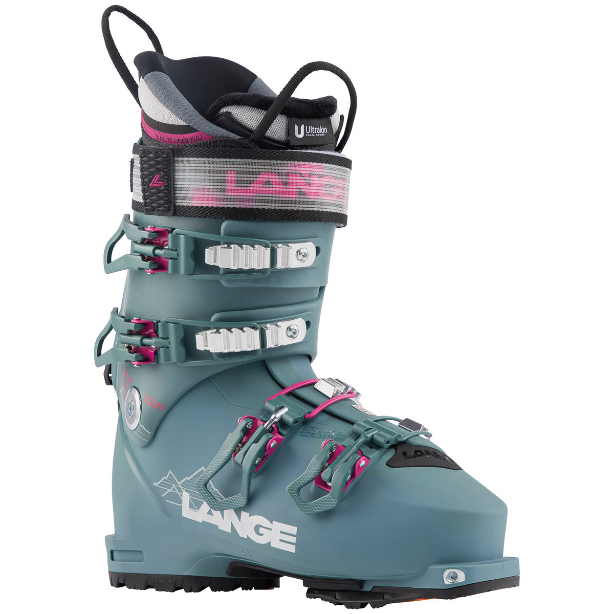 Lange XT3 Free 115 MV GW Alpine Touring Ski Boots - Women's 2024 Abys Green