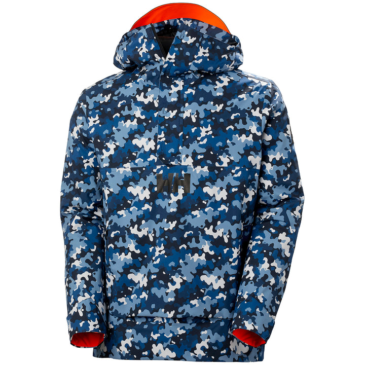 Helly Hansen ULLR D Insulated Anorak - Men's Ocean Camo