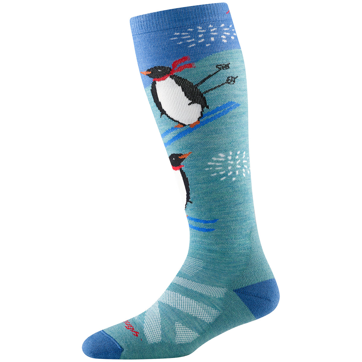 Darn Tough Penguin Peak OTC Midweight Socks - Women's Aqua