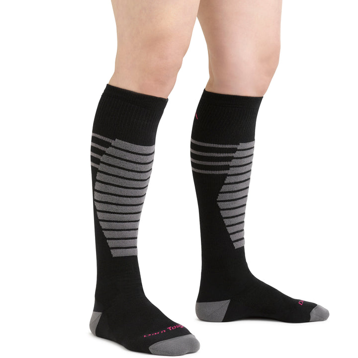 Darn Tough Edge Thermolite OTC Midweight Socks - Women's Black