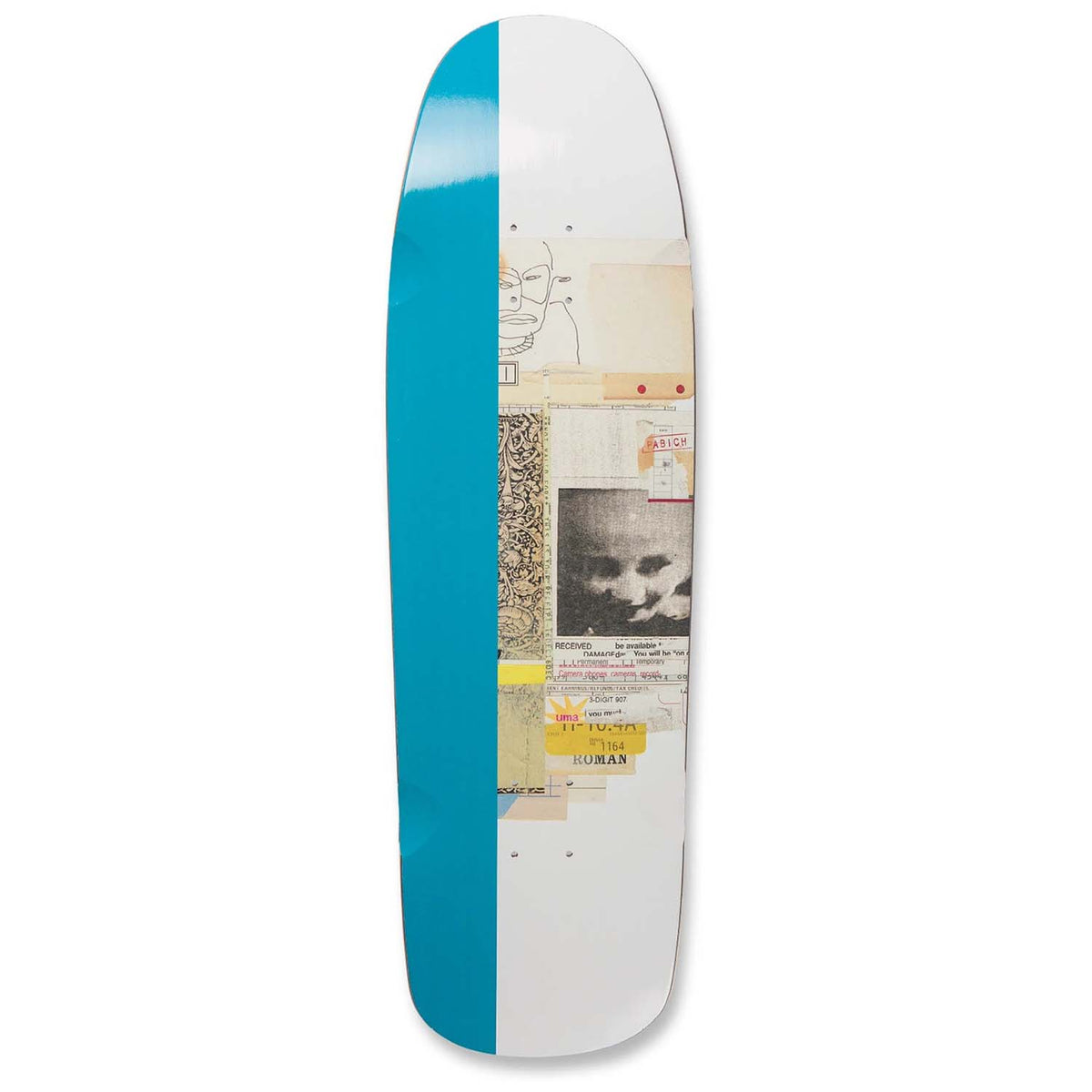 Uma Landsleds Remnants Roman on Rome 9.25 Skateboard Deck