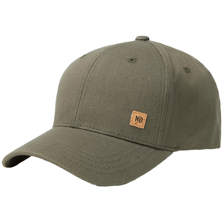 Tentree Cork Icon Elevation Hat Olive Night Green