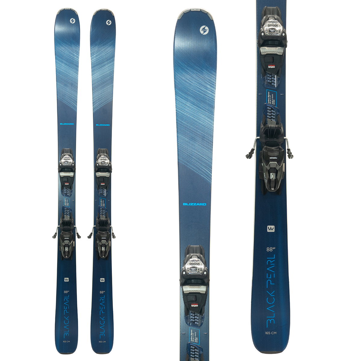 Blizzard Black Pearl SP 88 Skis + TCX 11 Demo Bindings - Women's 2022