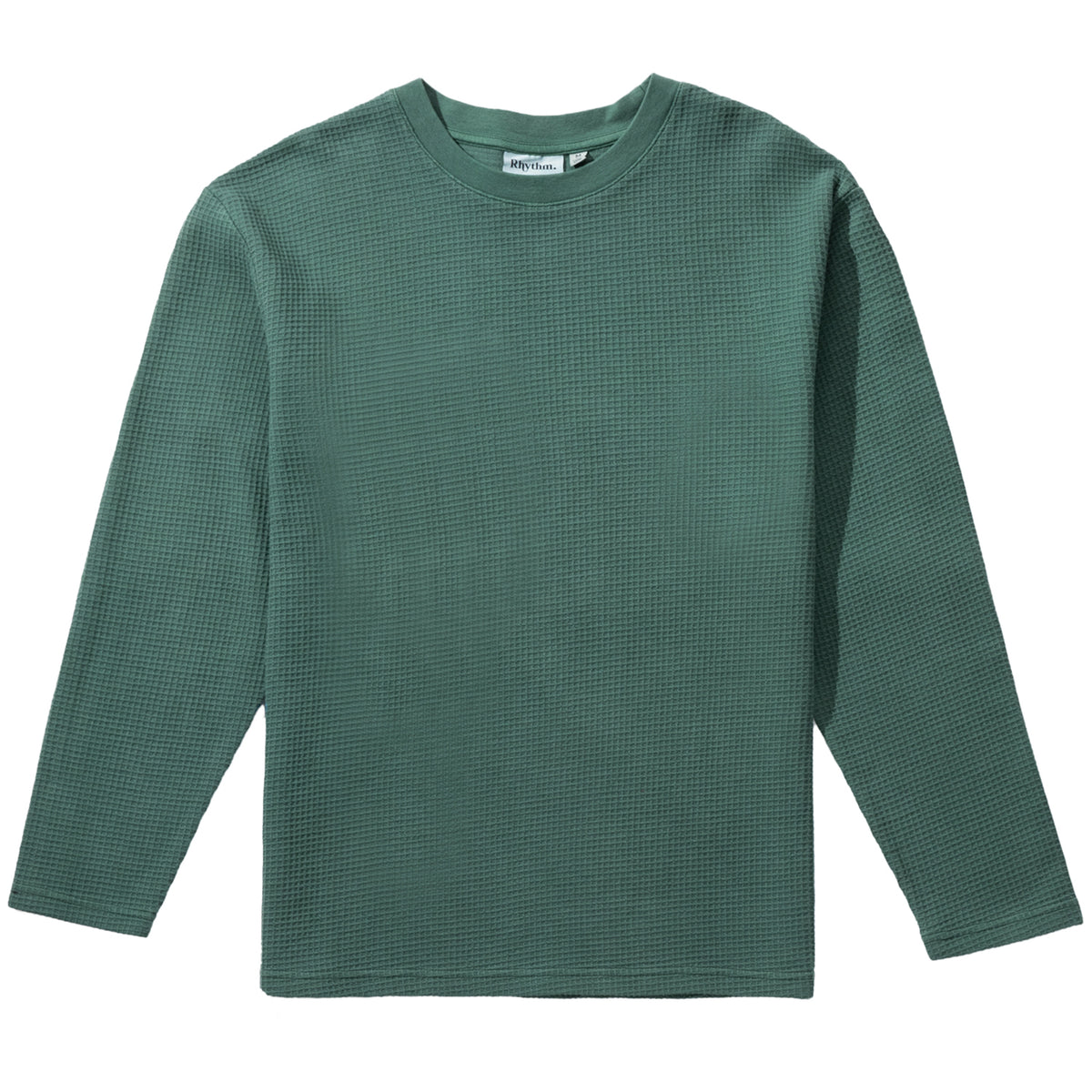 Rhythm Waffle Long-Sleeve Shirt - Men's Kelp