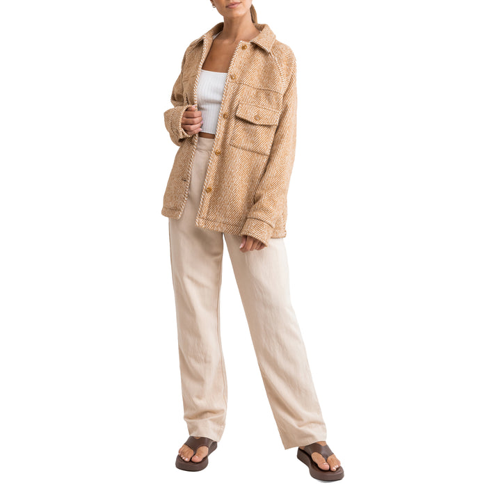Rhythm Chevron Jacket - Women's Chai
