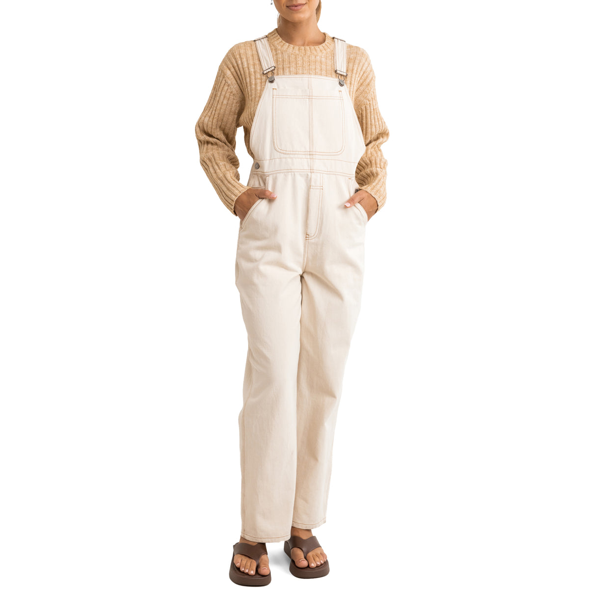 Rhythm Brodie Jumpsuit - Women's Ecru