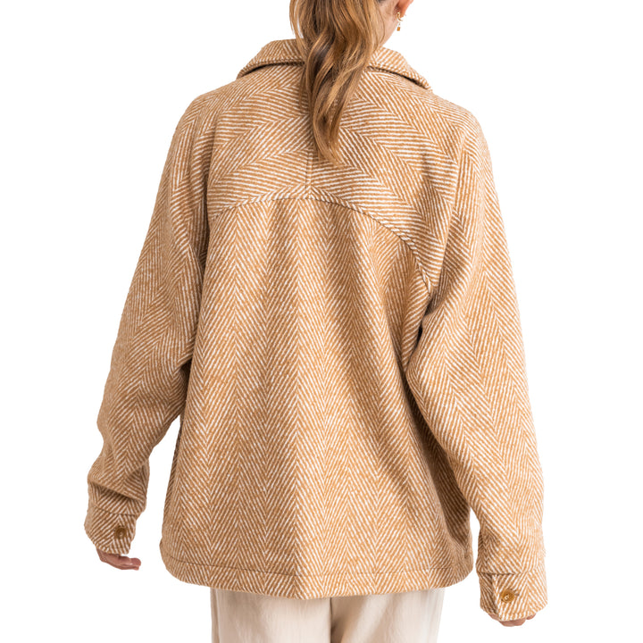 Rhythm Chevron Jacket - Women's Chai